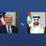 ഇറാൻ സംഘർഷം; ട്രംപുമായി സ്ഥിതി​ഗതികൾ ചർച്ച ചെയ്ത് യുഎഇ പ്രസിഡന്റ്