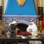 ഇറാൻ യുദ്ധത്തെക്കുറിച്ച് പ്രസിഡന്റ് ഷെയ്ഖ് മുഹമ്മദുമായി ചർച്ച ചെയ്ത് ബഹ്‌റൈൻ രാജാവ്