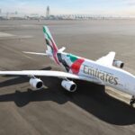 എയർബസ് A380 സൂപ്പർജംബോയിൽ എമിറേറ്റ്‌സ് പുതിയ യുഎഇ ഫ്ലാഗ് ലിവറി അവതരിപ്പിച്ചു